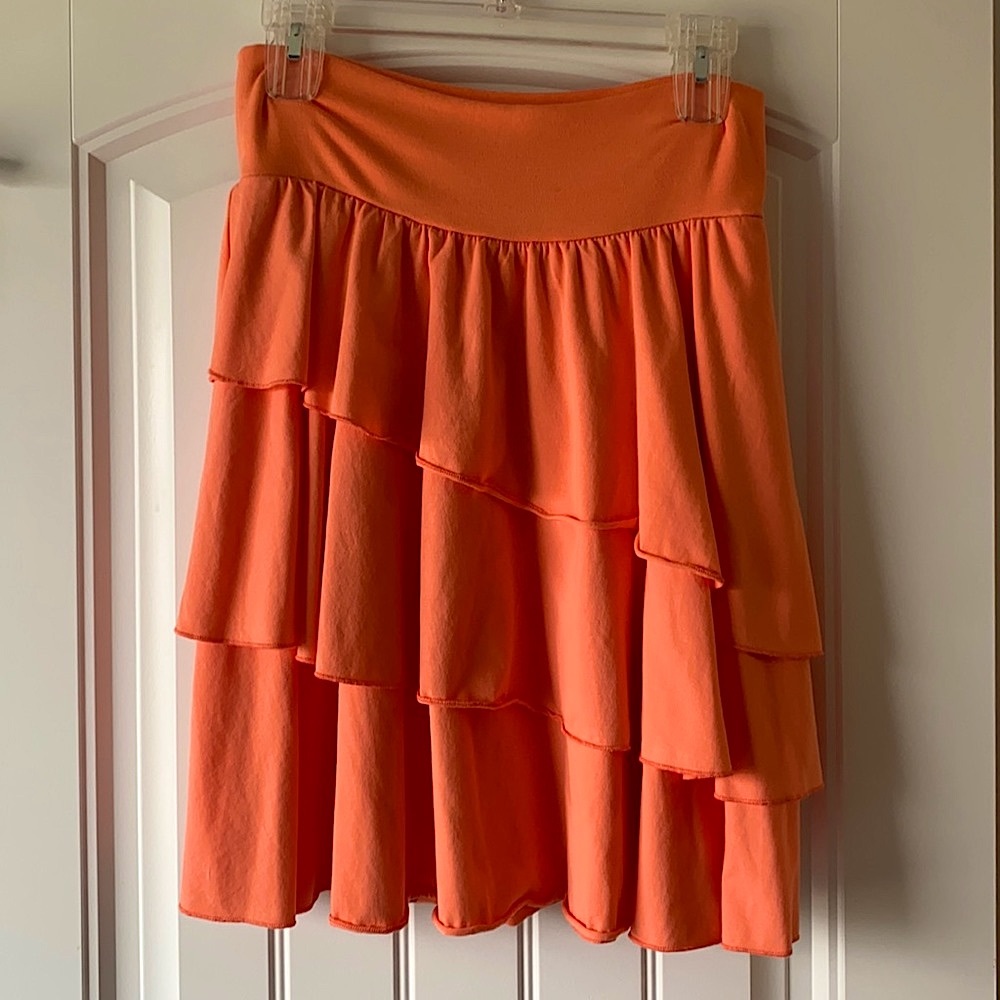 Coral Matilda Jane Tiered Skirt - Picture 2 of 5